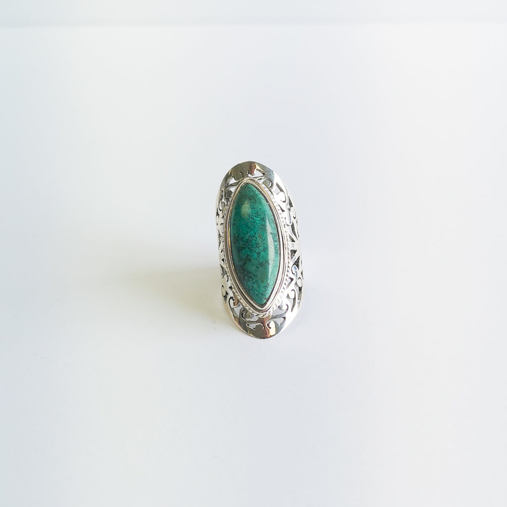 Turquoise Marquise Ring